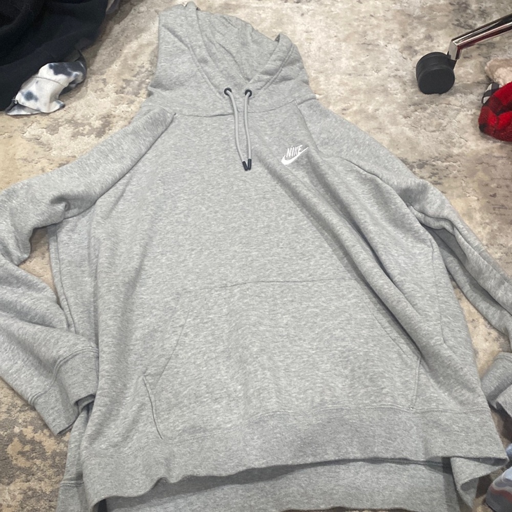 grey nike hoodie